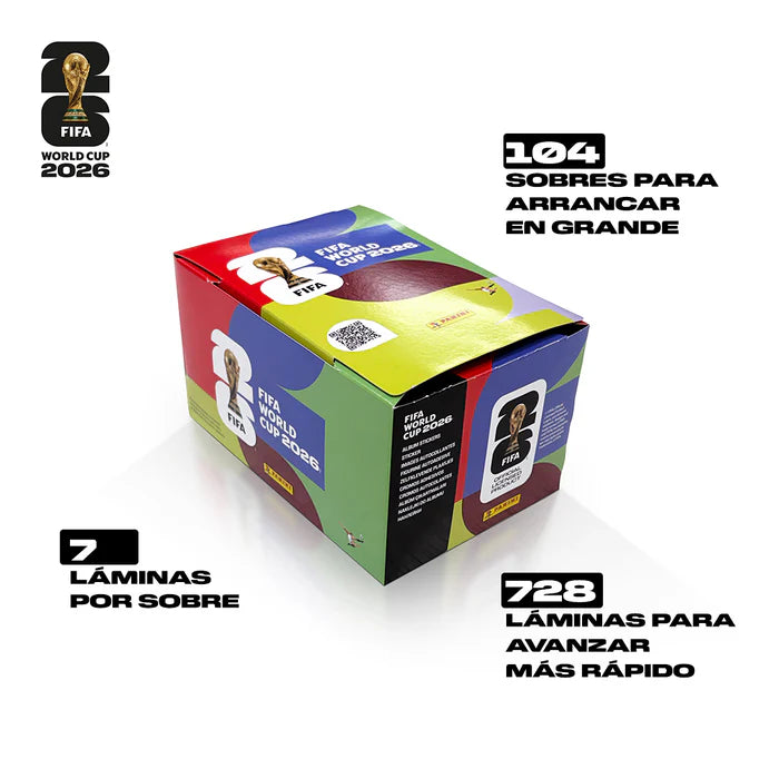 Display x 104 sobres COPA MUNDIAL DE LA FIFA 2026™